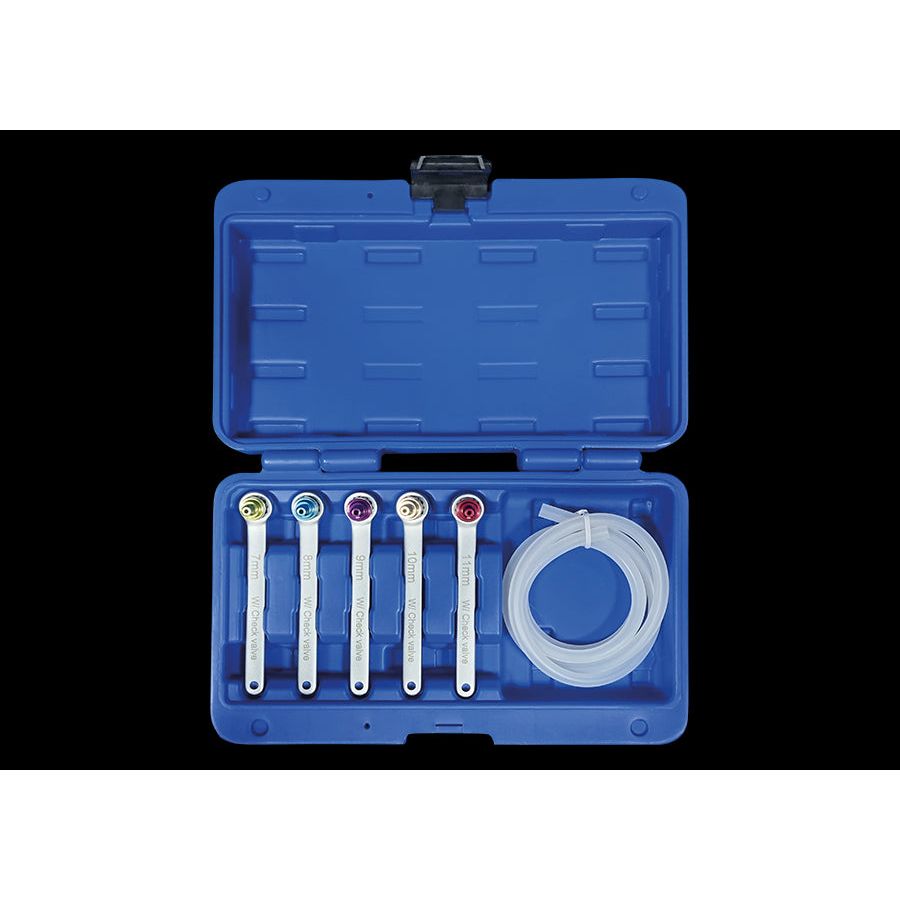 KING TONY Profi-Werkzeuge - Schlüsselsatz für Bremsenentlüftung, 6-teilig 9BC5001MR