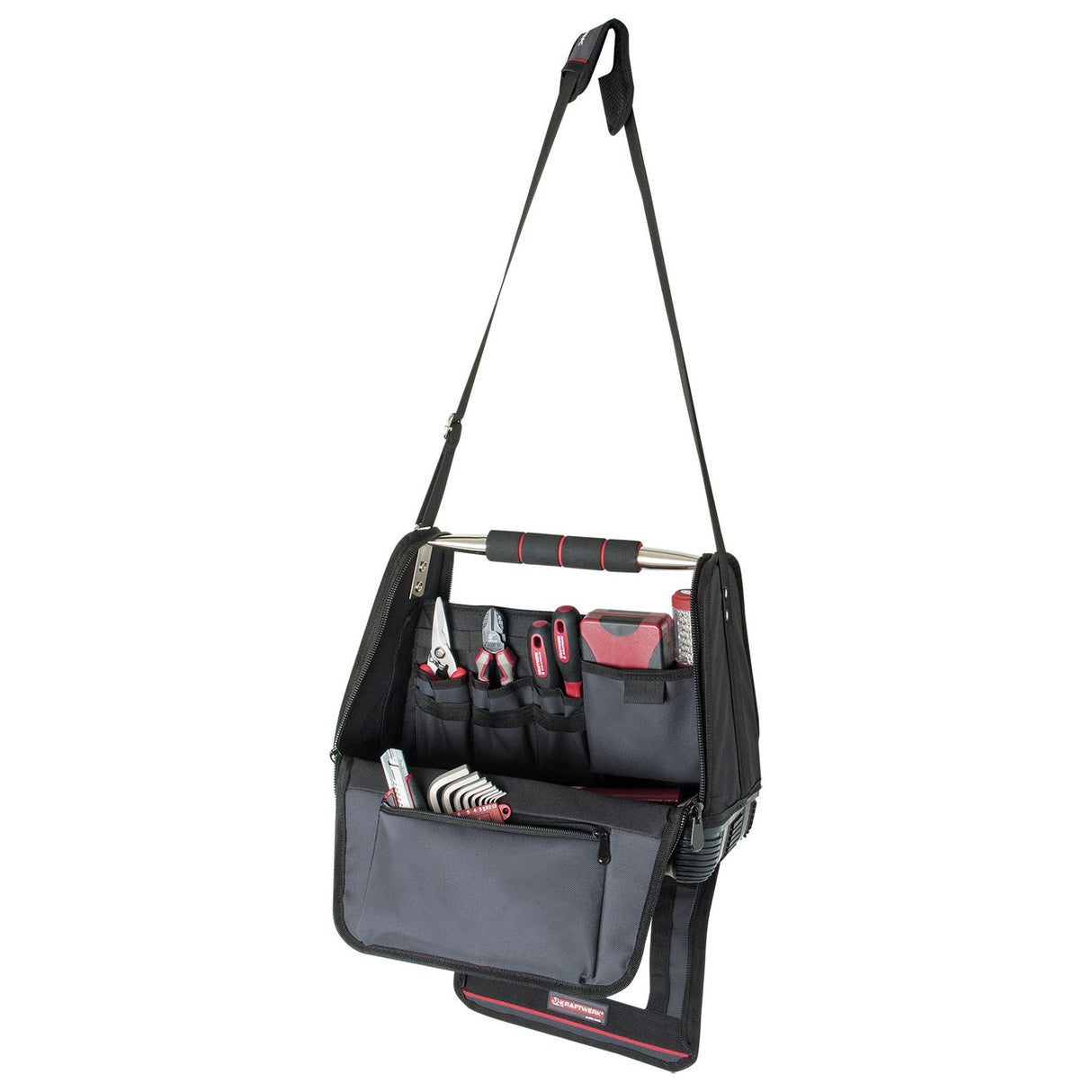 Kraftwerk Werkzeugtasche mit Bügel, 390 mm