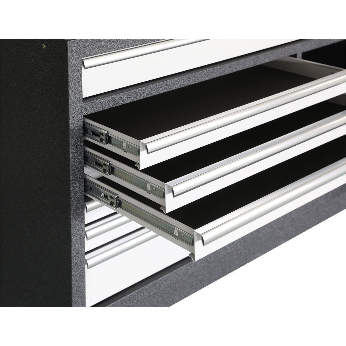 Kraftwerk Mobilio Werkstatteinrichtung, Werkbank Unterschrank breit mit 7 Schubladen und 1 Schrank