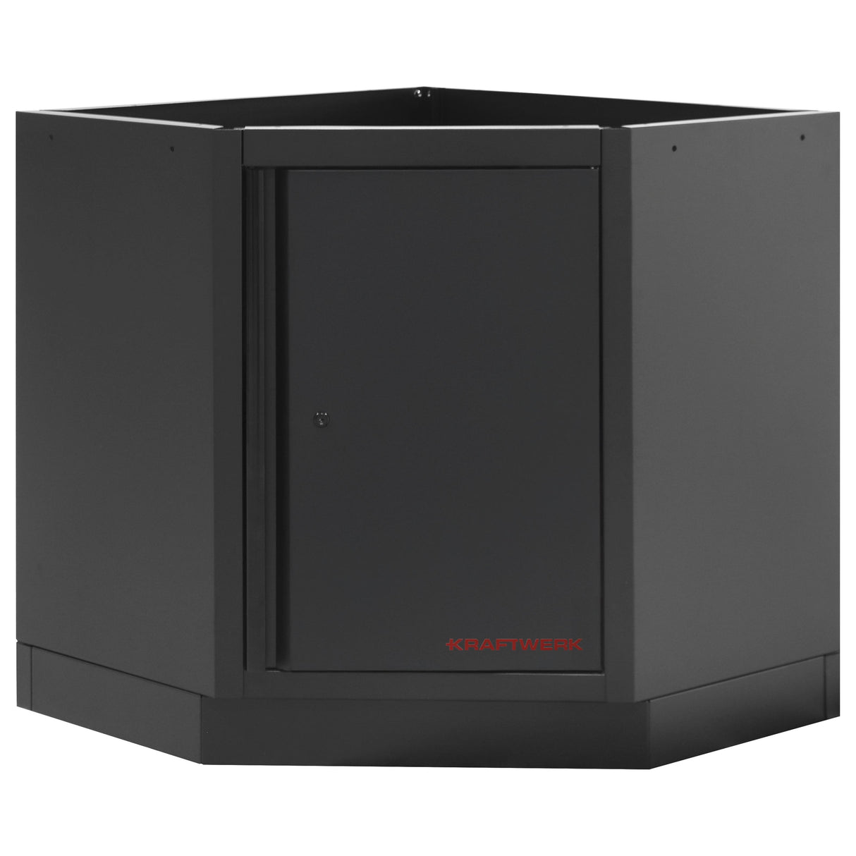 Kraftwerk Mobilio Werkstatteinrichtung, Werkbank Black Edition 8er Eck-Kombi mit Edelstahl-Arbeitsplatte - KW-3964E-BLK-IX