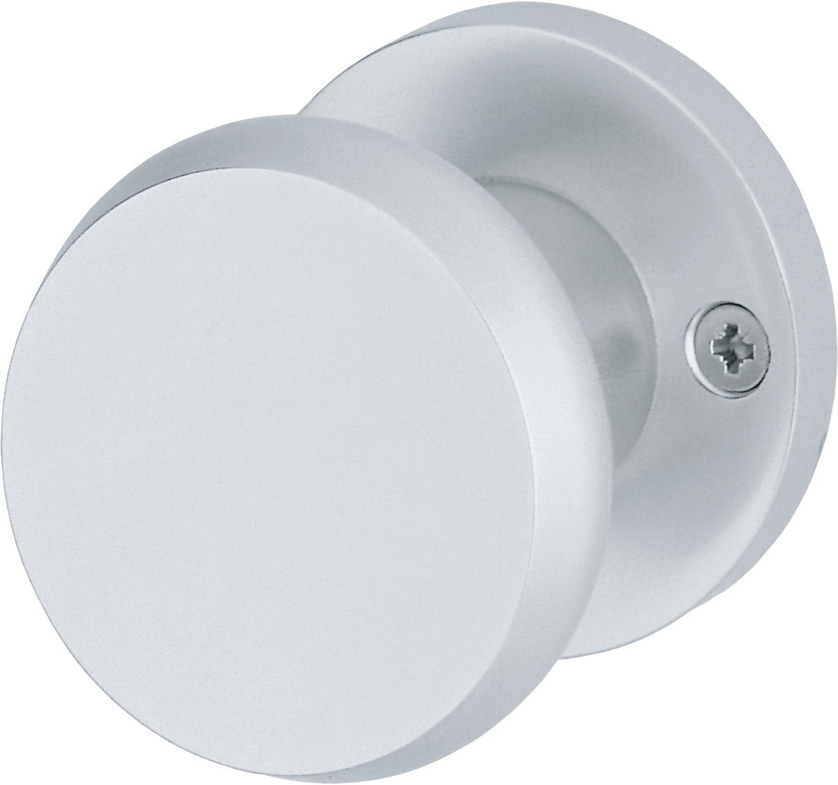 HOPPE Türknopf 54/11 Aluminium F1 gerade, feststehend auf Rosette, DIN links/rechts
