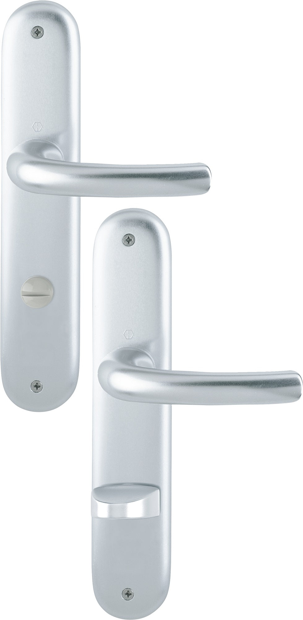 HOPPE Langschildgarnitur Tôkyô 1710/273P Aluminium F1 OB 72 mm DIN L/R