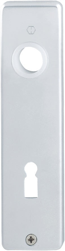 HOPPE Kurzschildpaar 202KP/AP Aluminium F2 neusilberfarbig für Zimmertüren