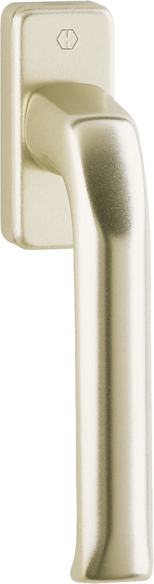 HOPPE Fenstergriff London 013/U34 Aluminium F1 naturfarbig, 32 mm Stiftvorstand, RAL-geprüft