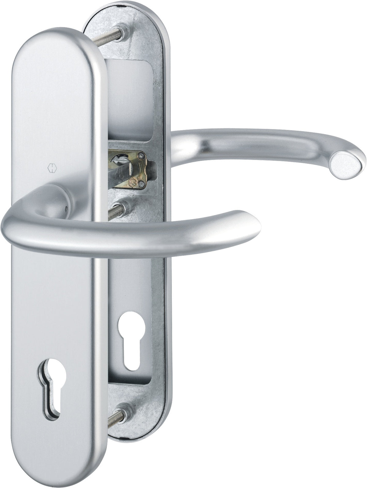 HOPPE Schutzgarnitur Marseille 76G Aluminium F1, ES1, Wechselgarnitur, 72 mm