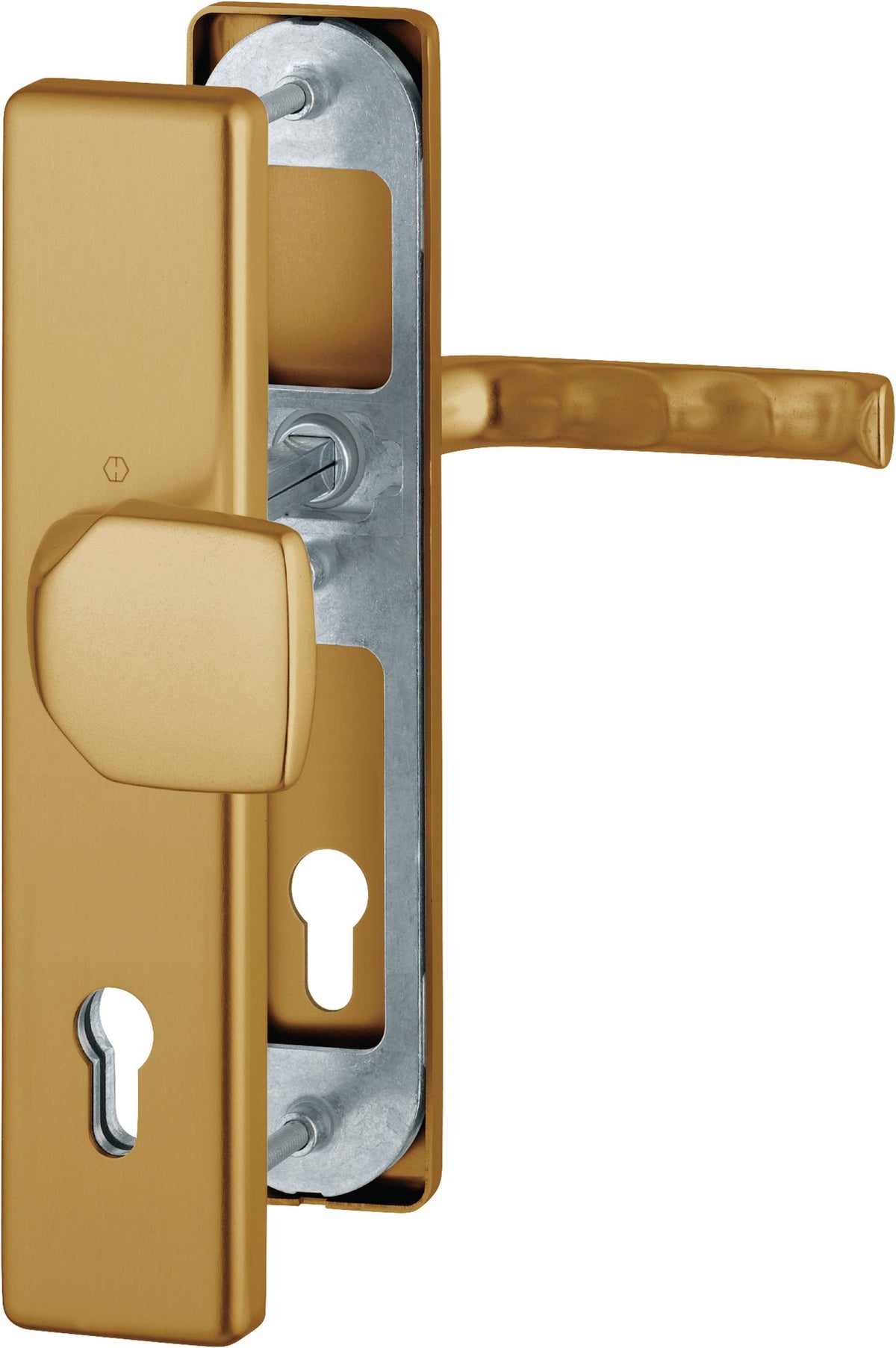 HOPPE Schutzgarnitur London 61G/2221/2210/113 Aluminium F1 für Abschlusstüren, einbruchhemmend nach DIN 18257