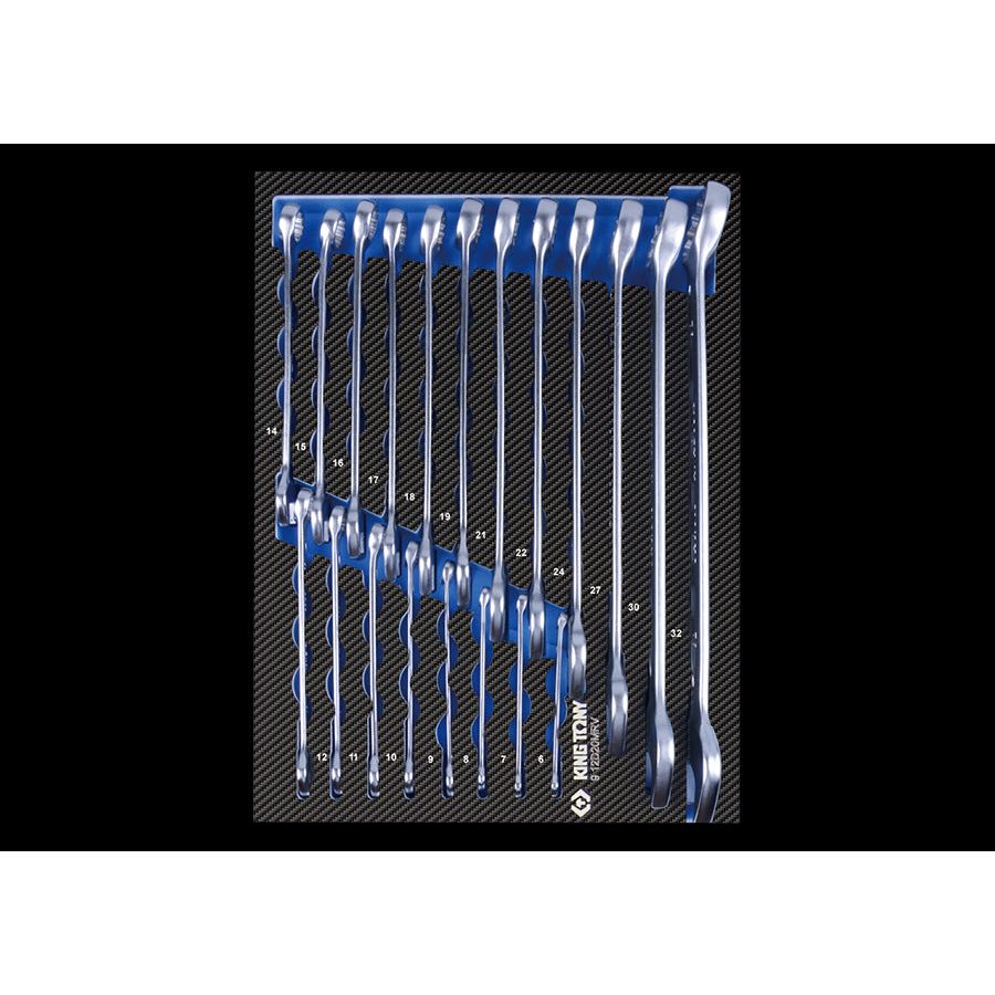 KING TONY Profi-Werkzeuge - Kombi-Schlüssel, metrisch, EVAWAVE - 20 tlg. 912D20MRE