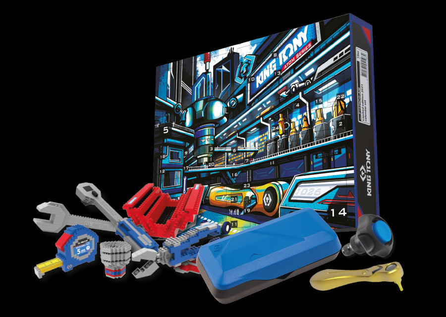 KING TONY Profi-Werkzeuge - Adventskalender 29tlg. P1029CGAM