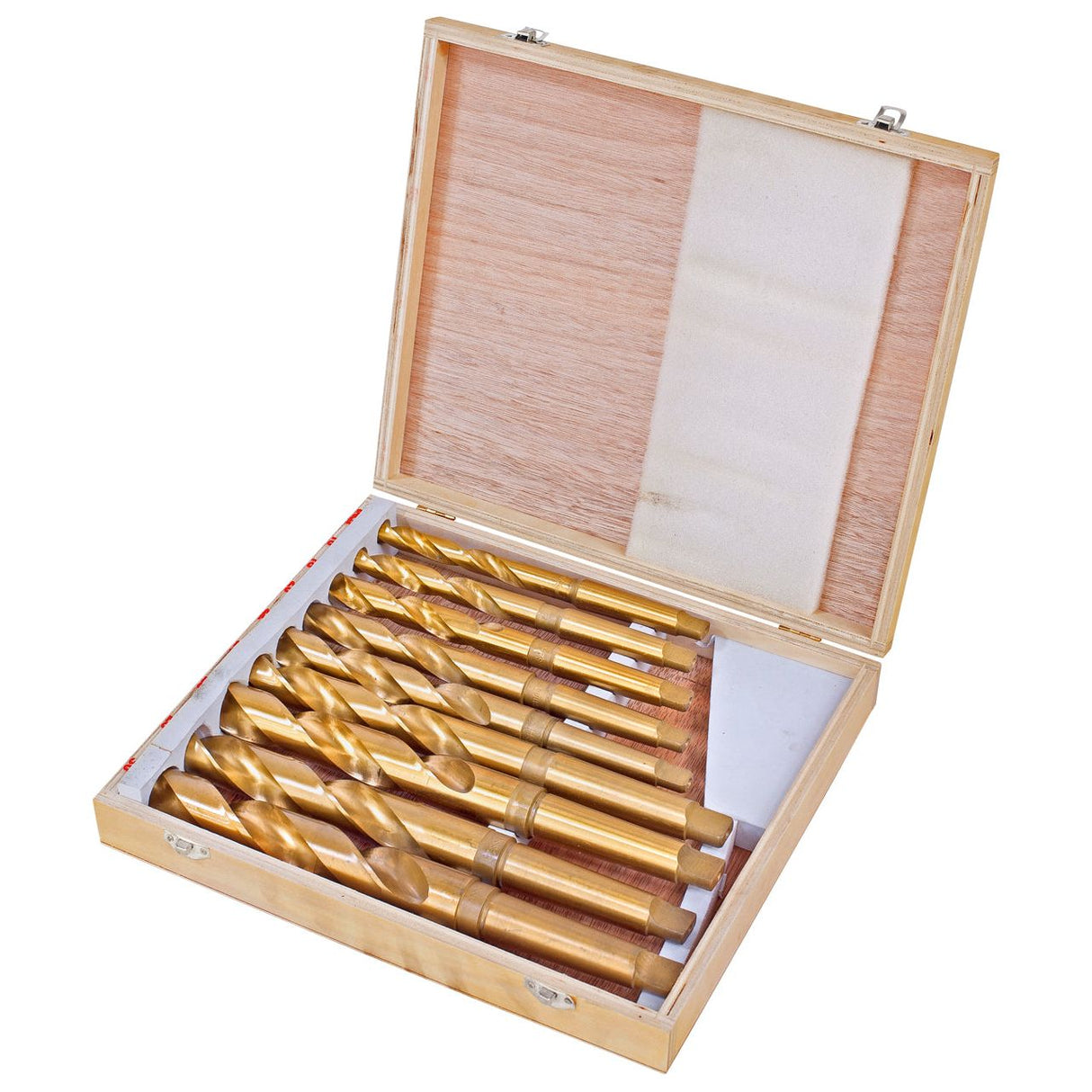 BERNARDO Bohrwerkzeuge – Modell Spiralbohrer HSS mit Morsekonus, TiN-besch., Satz B