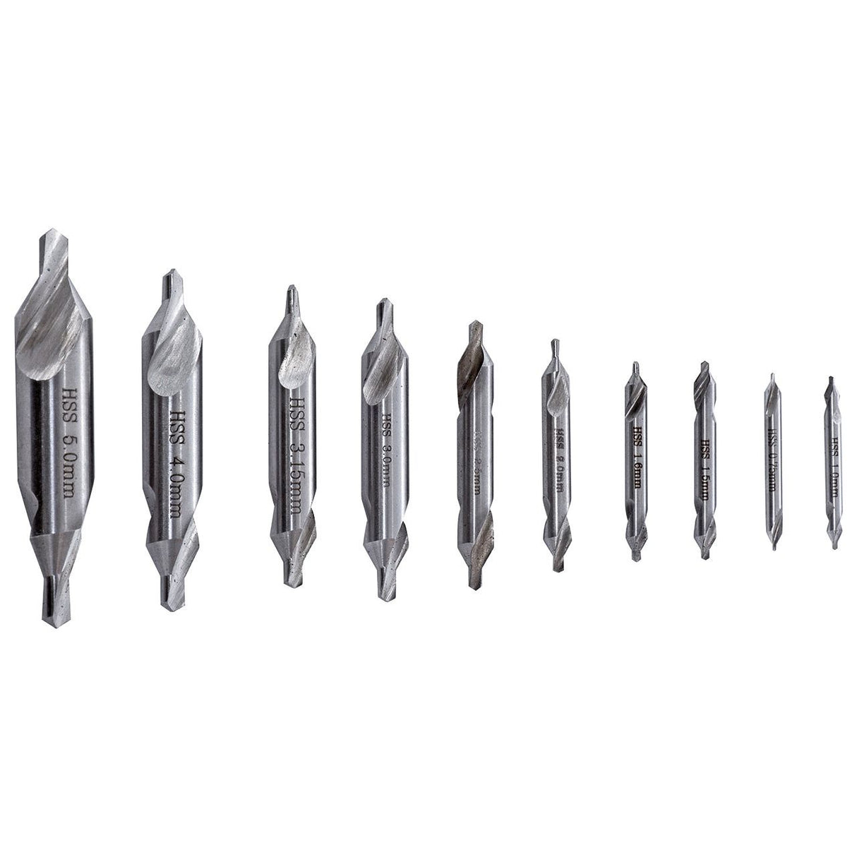 BERNARDO Bohrwerkzeuge – Modell Zentrierbohrer 10-tlg.