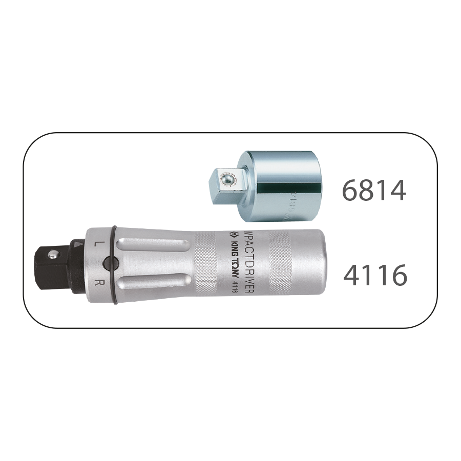 KING TONY Profi-Werkzeuge - 3/4" Schlagschraubendreher 4116FR01