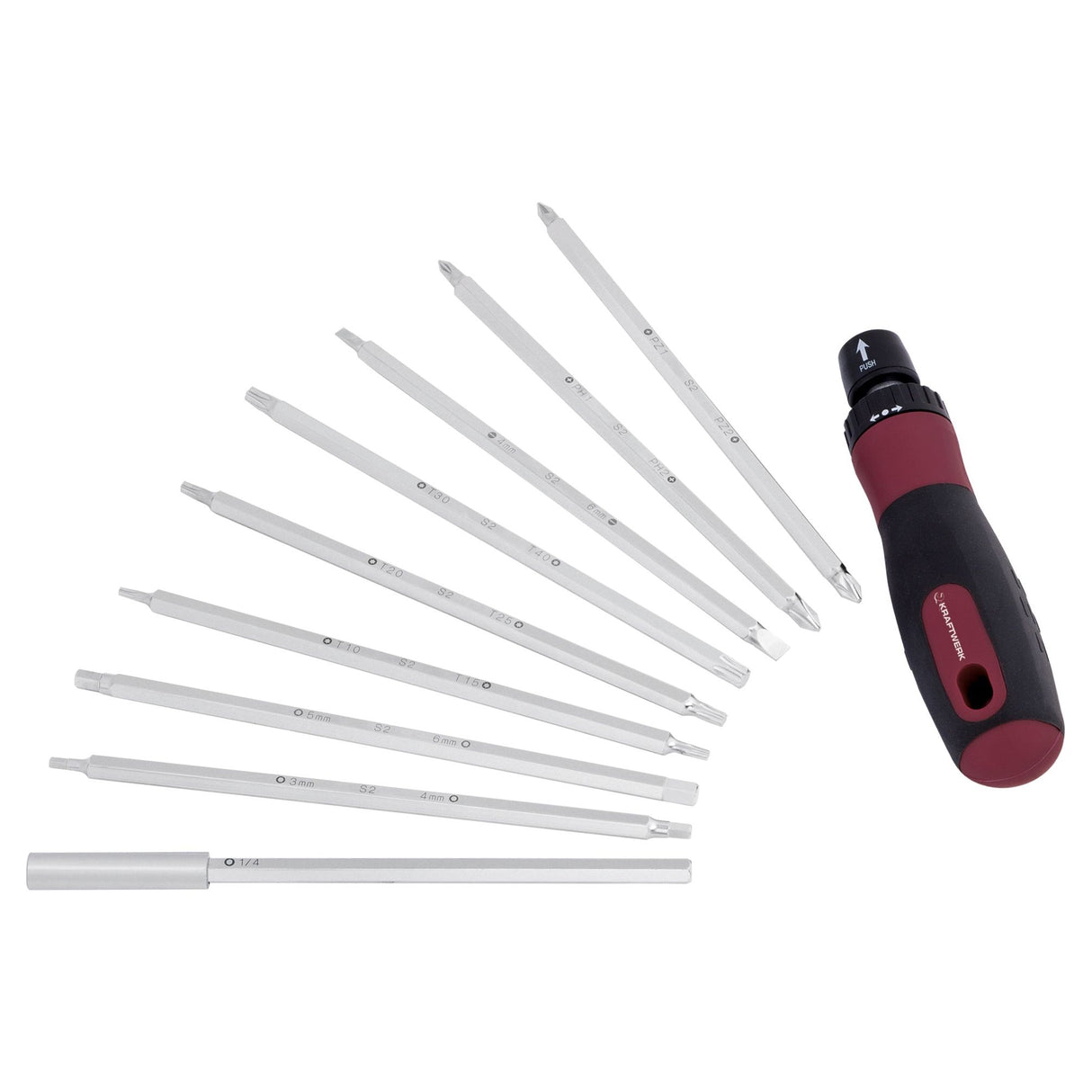 Kraftwerk Doppelklingen-Schraubendrehersatz, 10-tlg