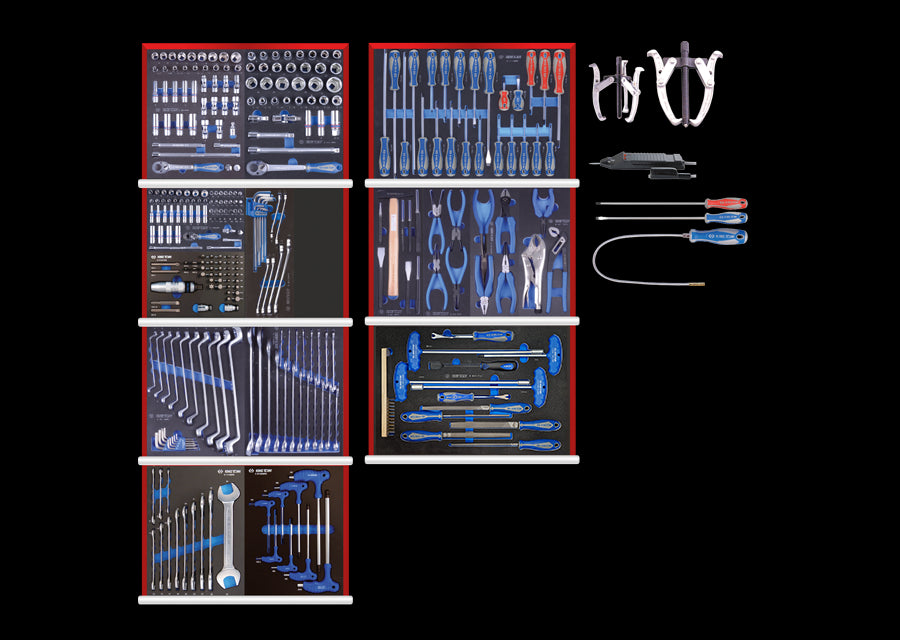 KING TONY Profi-Werkzeuge - 325 Werkzeuge EVAWAVE Einlage 934A011MRVD01