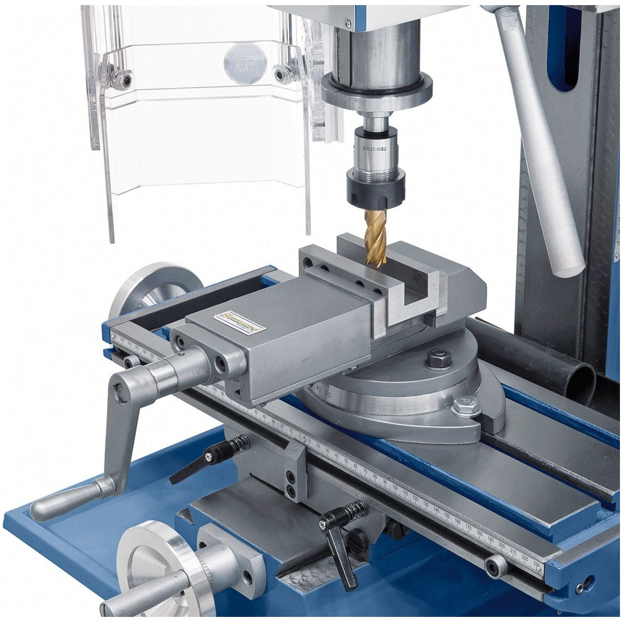 BERNARDO Bohr- und Fräsmaschine – Modell KF 18 Top inkl. 3-Achs Digitalanzeige DT 40