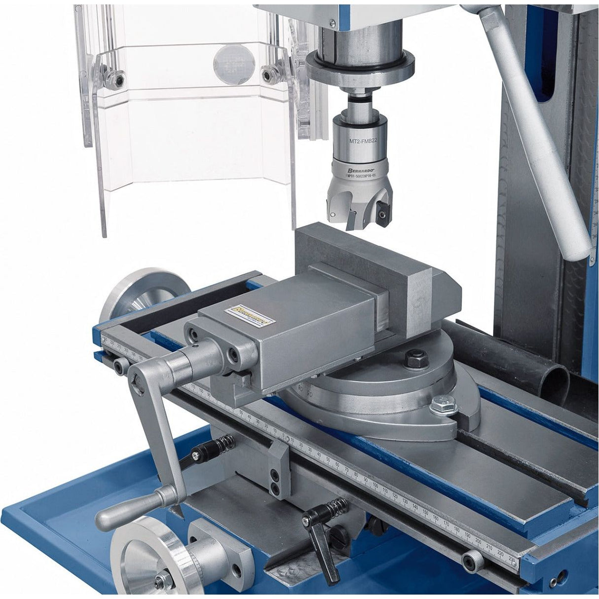 BERNARDO Bohr- und Fräsmaschine – Modell KF 18 Top inkl. 3-Achs Digitalanzeige DT 40