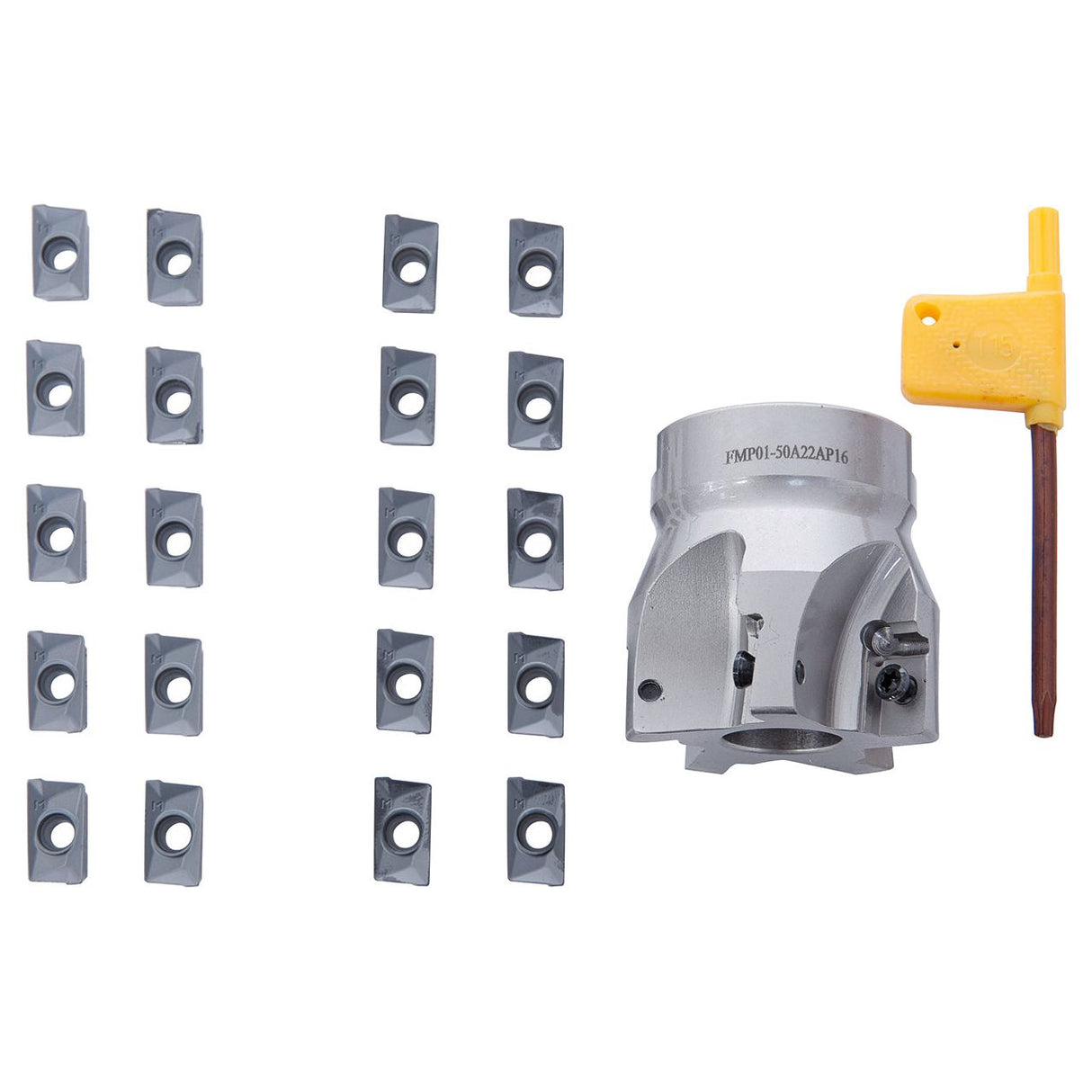 BERNARDO Fräswerkzeuge – Modell Plan- und Eckfräser-Set diam. 40 mm / B 16