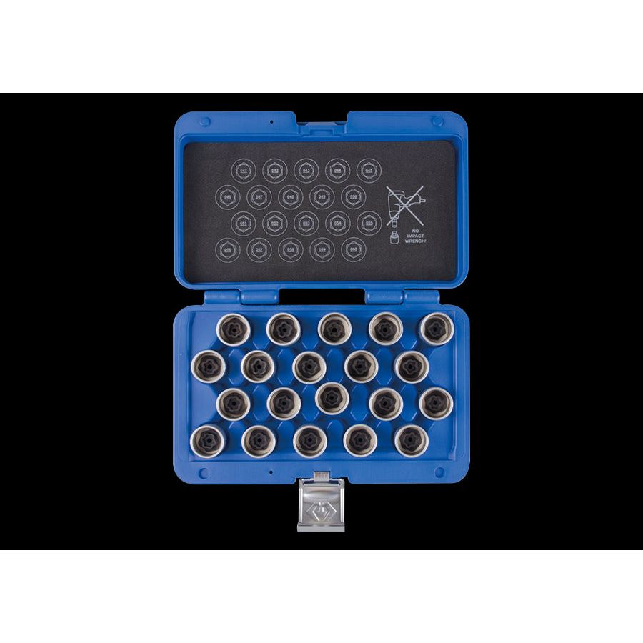 KING TONY Profi-Werkzeuge - Spezial-Einsätze für BMW-Felgenschlösser - 20tlg. 9BW0220