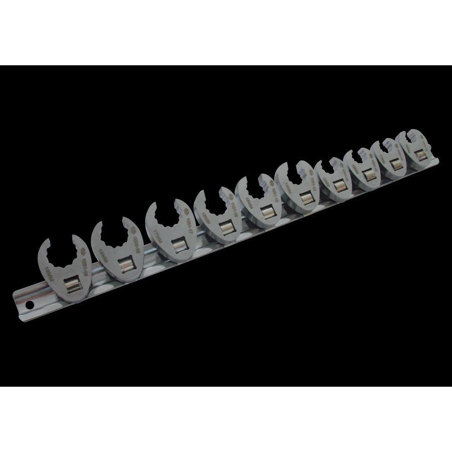 KING TONY Profi-Werkzeuge - CROWFOOT Maulschlüssel-Set - 10 tlg. 1E10MR