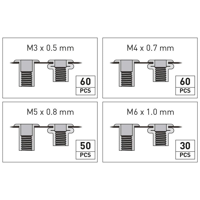 Kraftwerk Industrie-Blindnietmutternzangen-Satz