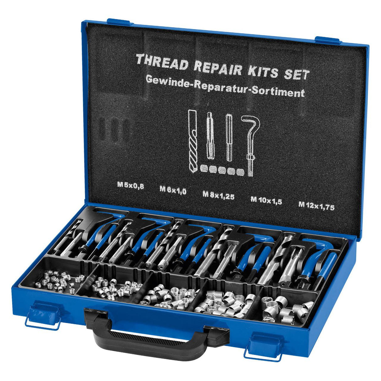 BERNARDO Gewindeschneidsätze – Modell Gewindeeinsatz-Reparatursatz M5 - M12