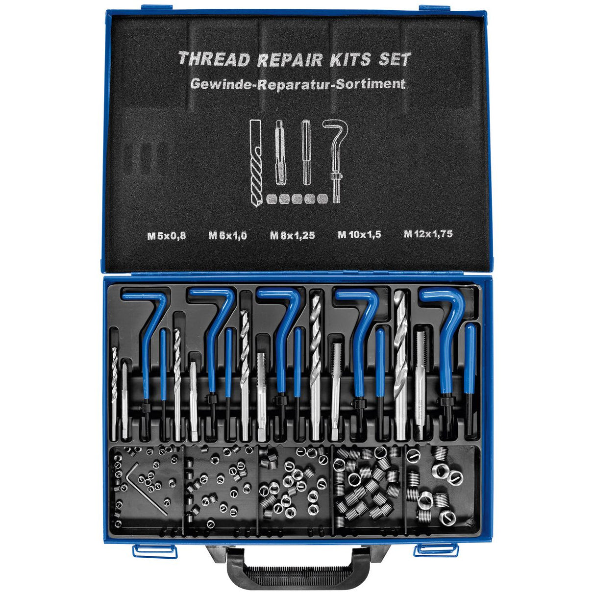 BERNARDO Gewindeschneidsätze – Modell Gewindeeinsatz-Reparatursatz M5 - M12