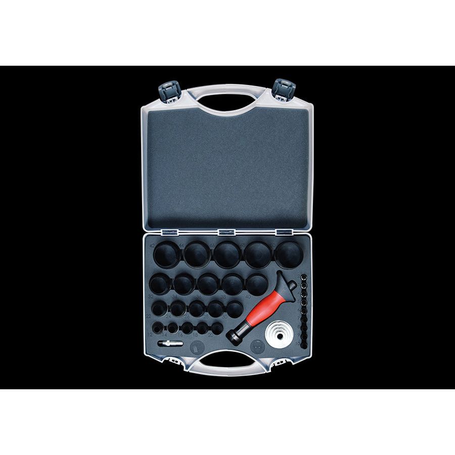 KING TONY Profi-Werkzeuge - Ring-Stanzeisenset - 16 tlg. DCJ250