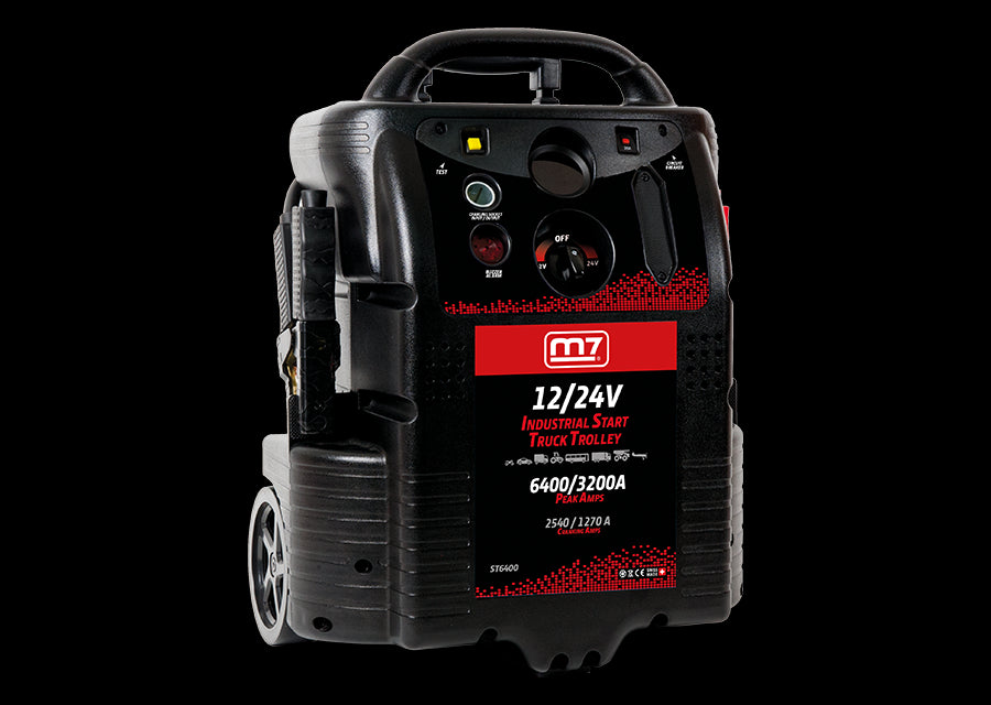 M7 Power-Werkzeuge - 12/24V Starthilfe Booster 2540/1270CA - 6400/3200PA ST6400