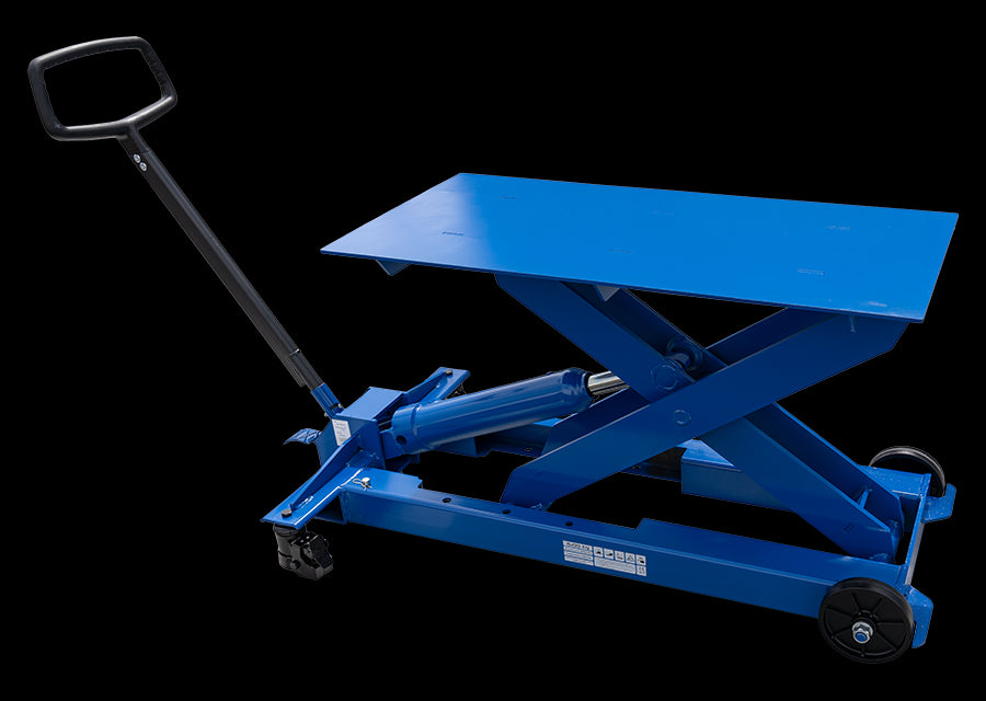 KING TONY Profi-Werkzeuge - Manueller Einzelscheren-Hubtisch - 1500 kg 9TYC1101500