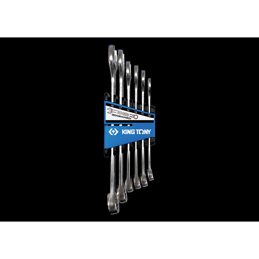 KING TONY Profi-Werkzeuge - Metrisches Kombischlüssel-Set - 6 tlg. 12D06MRS01