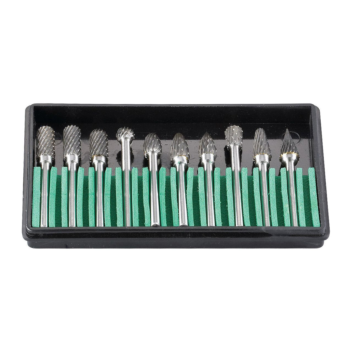 BERNARDO Diverse Zerspanungswerkzeuge – Modell Hartmetall-Frässtifte 10-tlg.