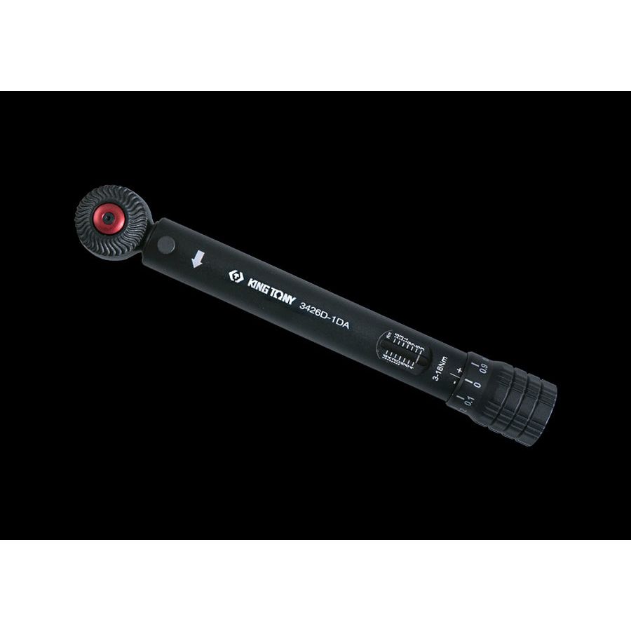 KING TONY Profi-Werkzeuge - 1/4" Aluminium Drehmomentschlüssel 3-16Nm für Fahrräder 3426D1DA