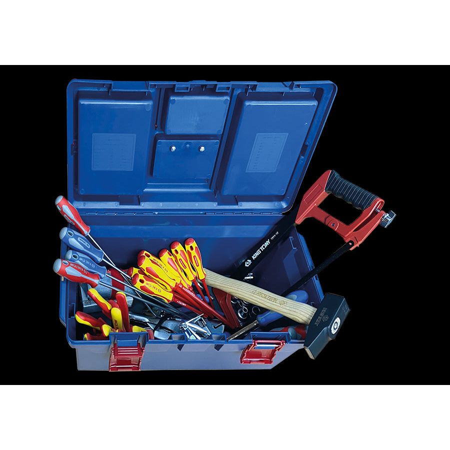 KING TONY Profi-Werkzeuge - Werkzeugsortiment Elektroarbeiten & Elektromechanik - 80 tlg. 41579ELEC