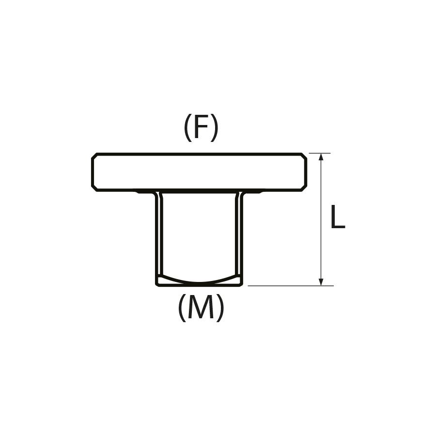 KING TONY Profi-Werkzeuge - Vergrösserer 1/2" x 3/4" extra dünn und magnetisch 4886