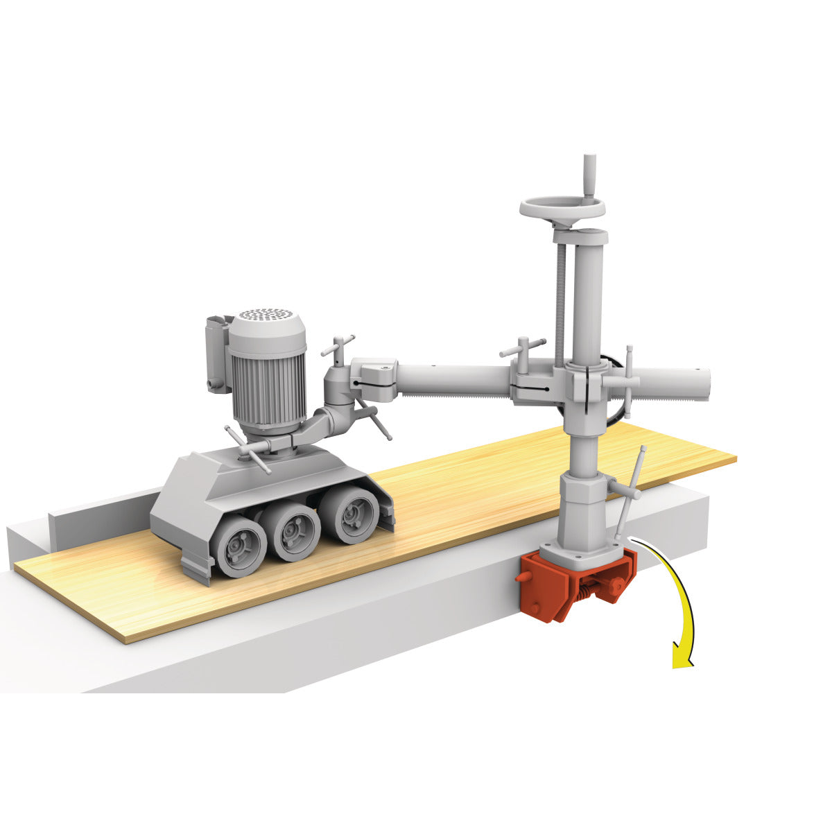 Holzkraft Wegklappvorrichtung für VSA 2033/2038/2048/4 V/4 V DC - Art. 5119511