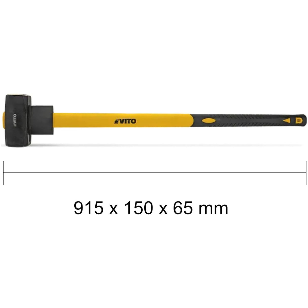 VITO Abbruchhammer 4 kg VIMB4, Vorschlaghammer geschmiedeter Stahl