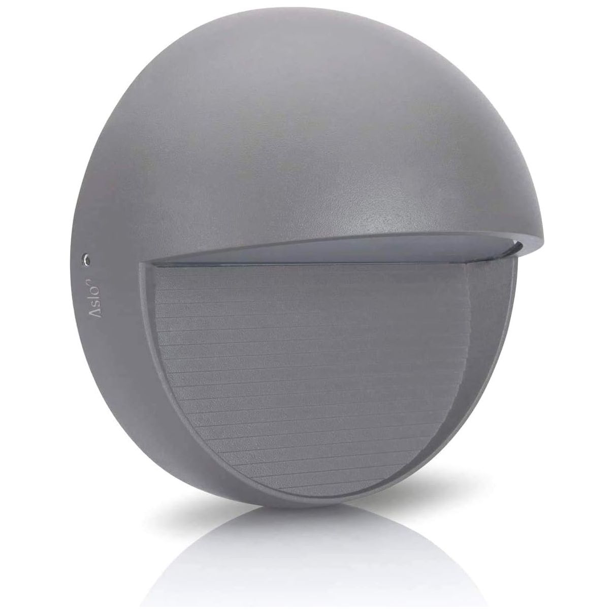 ASLO Stylische runde LED Design Außenleuchte Outdoor LED 6W - 3000k - LED Outdoor Wandleuchte - ASAL630