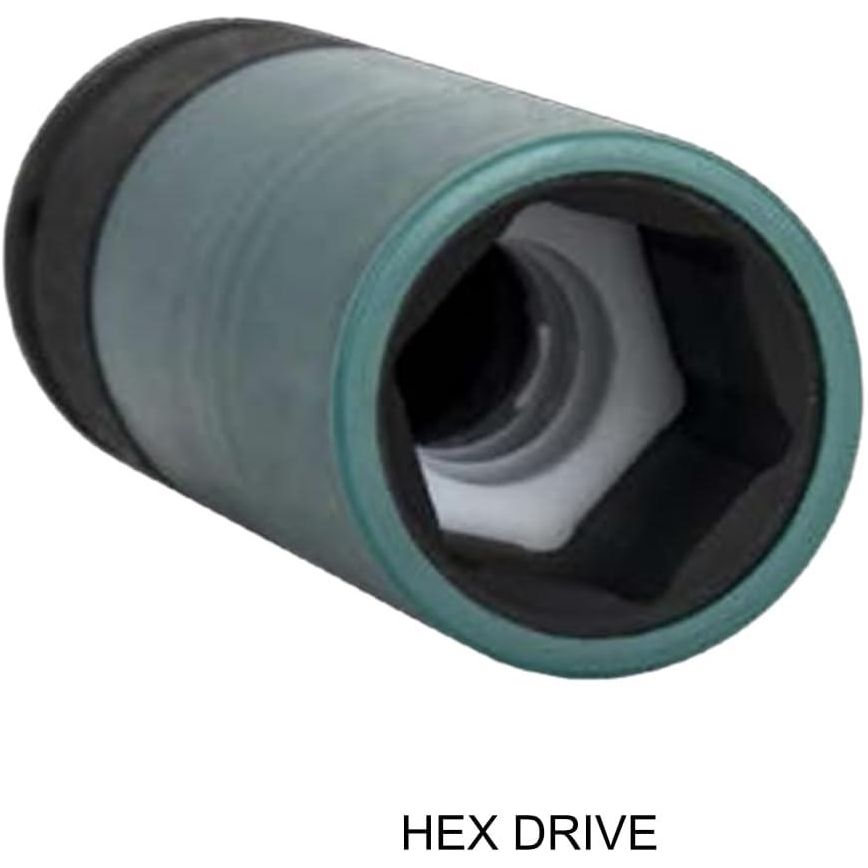 VITO Kraft-Steckschlüssel-Satz 3 Teile - Cr-Mo Stahl, Kraft-Schoneinsätze 3tlg für Alu-Felgen 17mm 19mm 21mm für Schlagschrauber, Schonnüsse, Impact Socket, 0,5 Zoll, im Werkzeugkoffer - Pro Power - VICI3MO - Tools.de TP Profishop GmbH