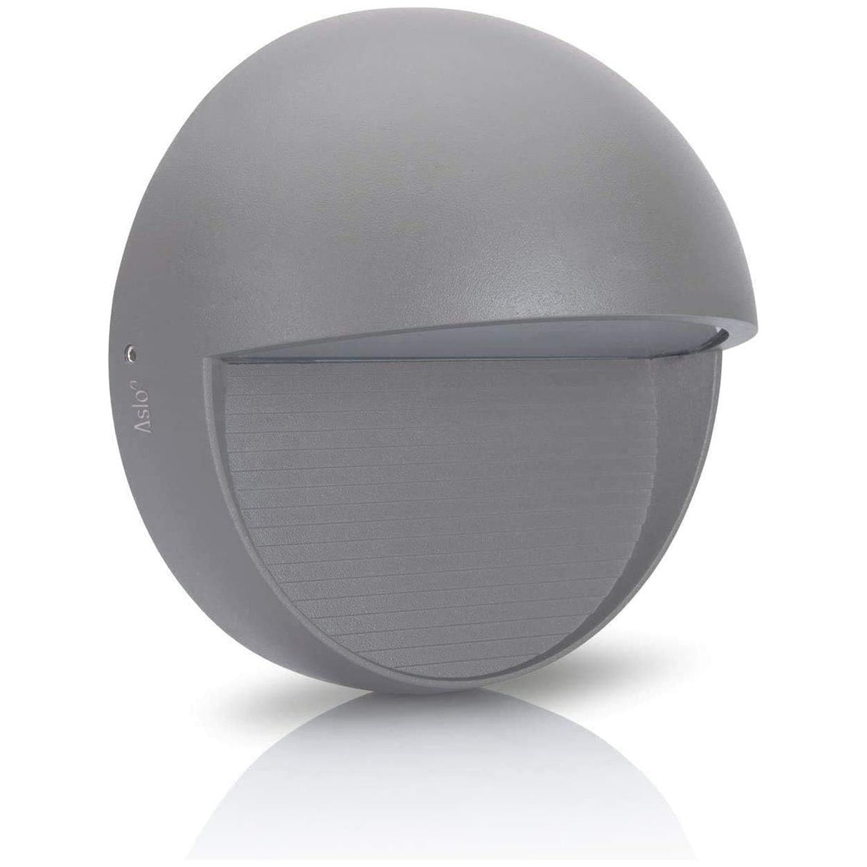 ASLO Stylische 6000K runde LED Design Außenleuchte Outdoor LED 6W - LED Outdoor Wandleuchte - ASAL660