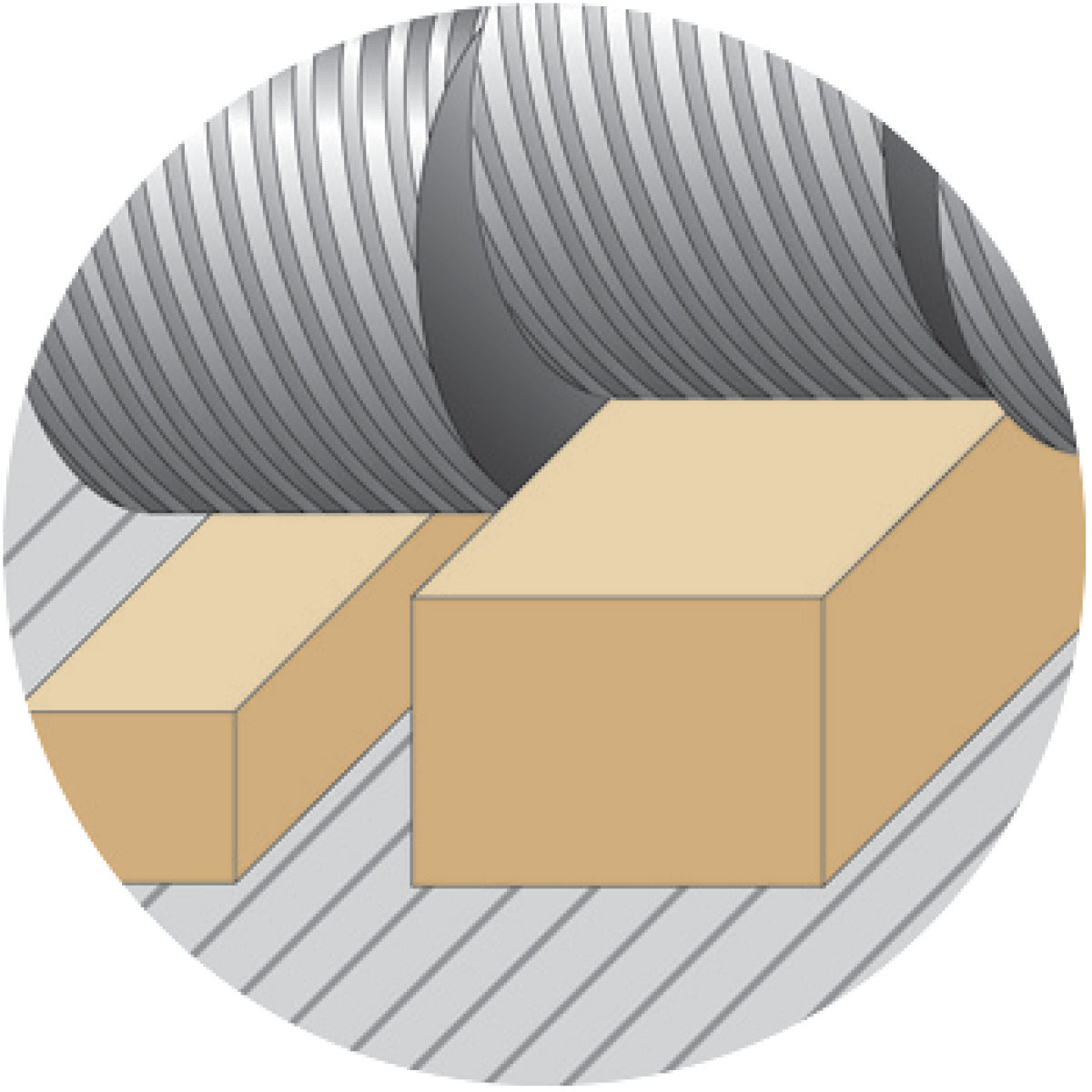 Holzkraft Stahl-Gliedereinzugswalze an 1. Position - Art. 5230402