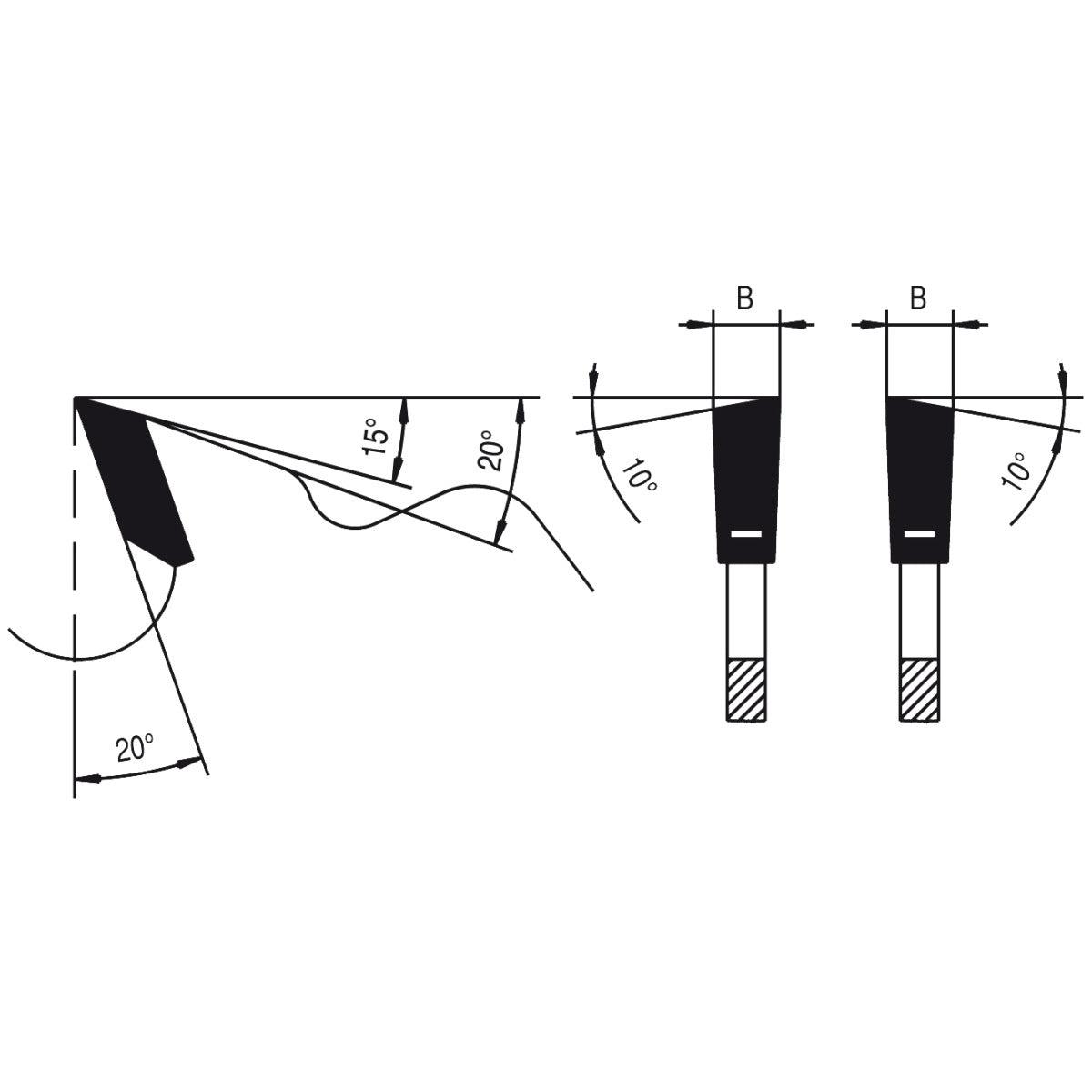 Holzkraft Zuschneid-Wechsel-Kreissägeblatt Ø 550 mm - Art. 5260311