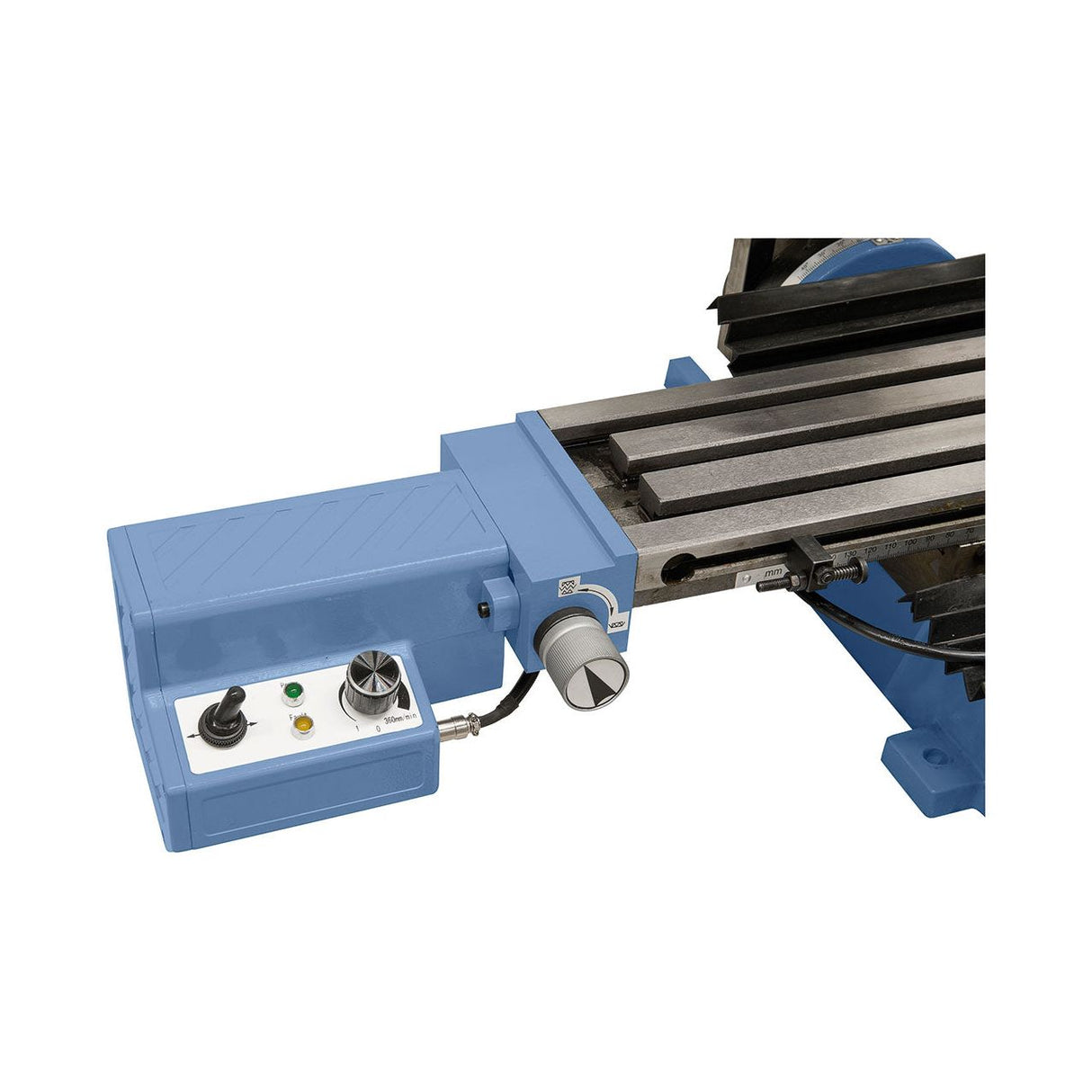 BERNARDO Zubehör für Bohr- und Fräsmaschine – Modell Frästischvorschub FTV 1 - 230 V für KF 20 / KF 20 Super