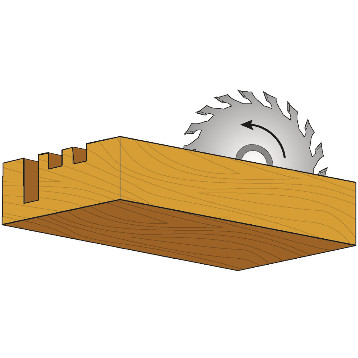 Holzkraft Nutaggregat Nutbreite 4 mm - Art. 5514571