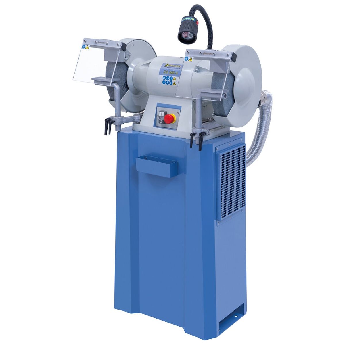 BERNARDO Absauganlage für Metallspäne – Modell Untergestell UGA 2 mit Absaugung