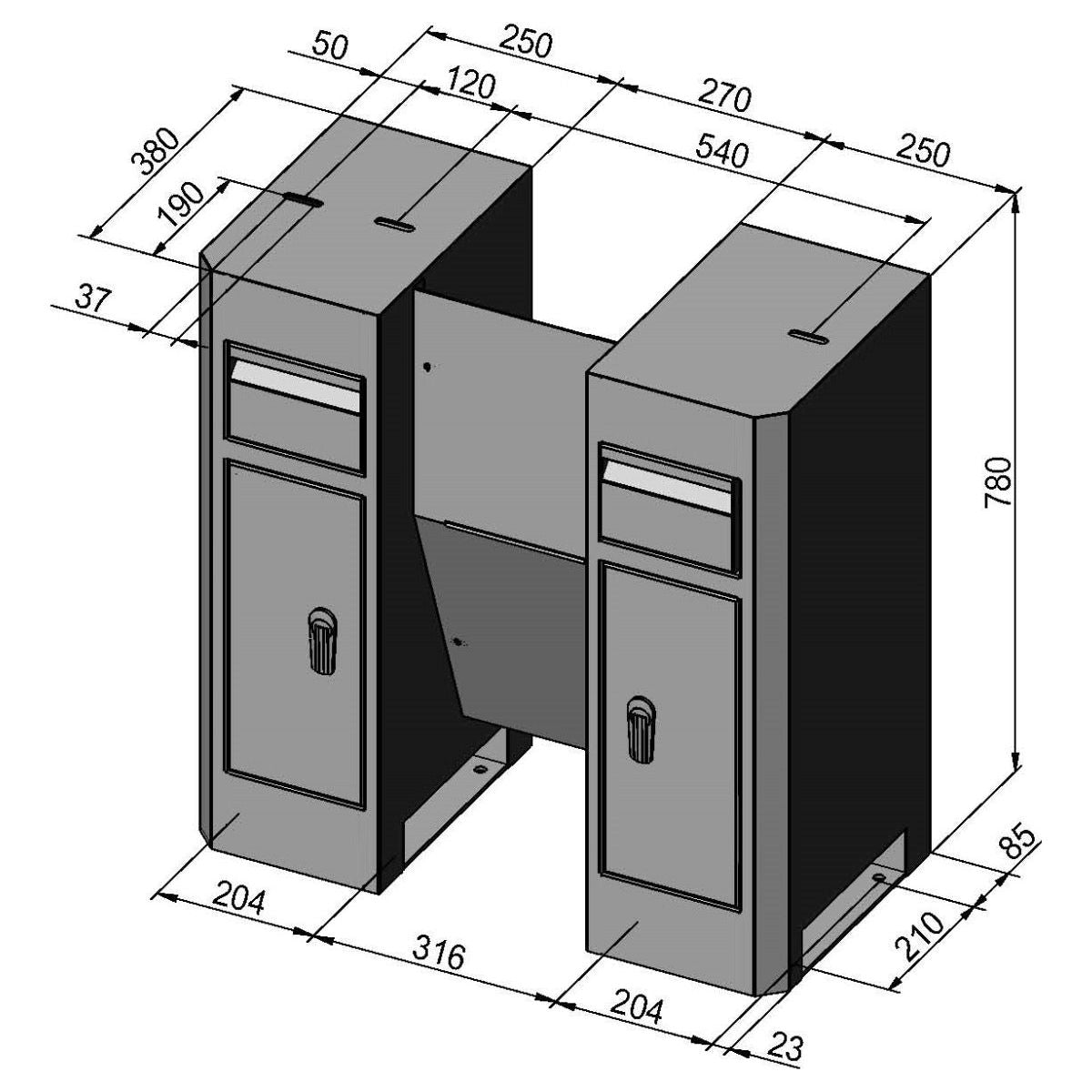 BERNARDO Untergestell für Drehmaschine – Modell Untergestell Deluxe f. Profi 450 S / Vario