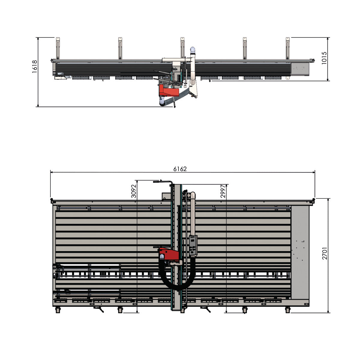 Holzkraft Vertikale Plattensäge VPS 22-51 VR ED - Art. 5601252