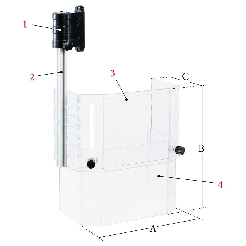 BERNARDO Schutzeinrichtunge für Bohrmaschine – Modell Schutzeinrichtung PTR-C, Gr. 2
