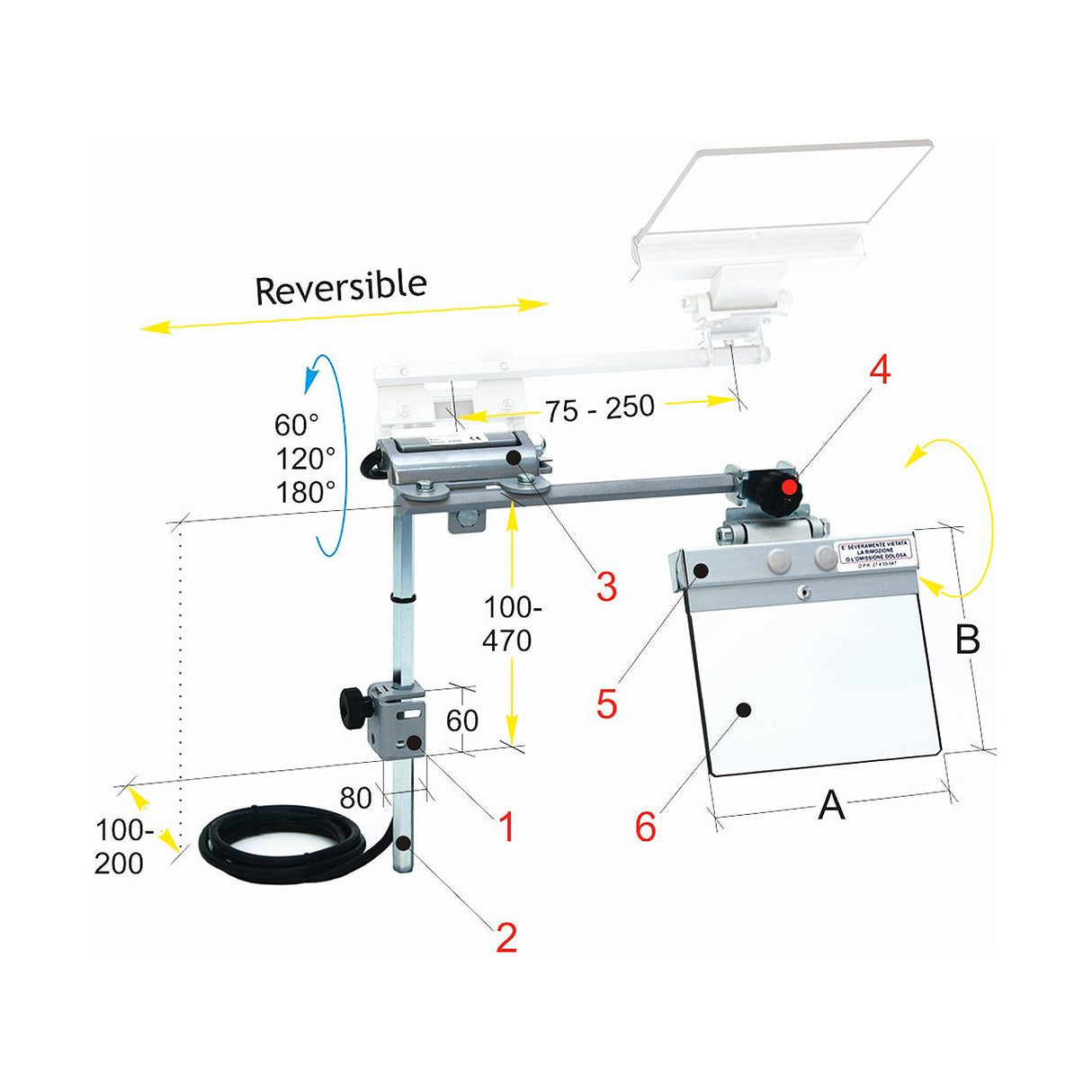BERNARDO Schutzeinrichtunge für Schleifmaschine – Modell PMA 10/112