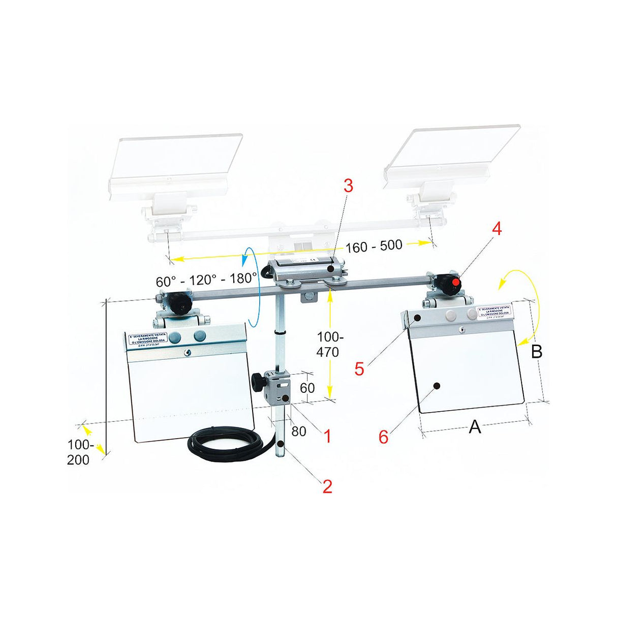 BERNARDO Schutzeinrichtunge für Schleifmaschine – Modell PMA 11/216