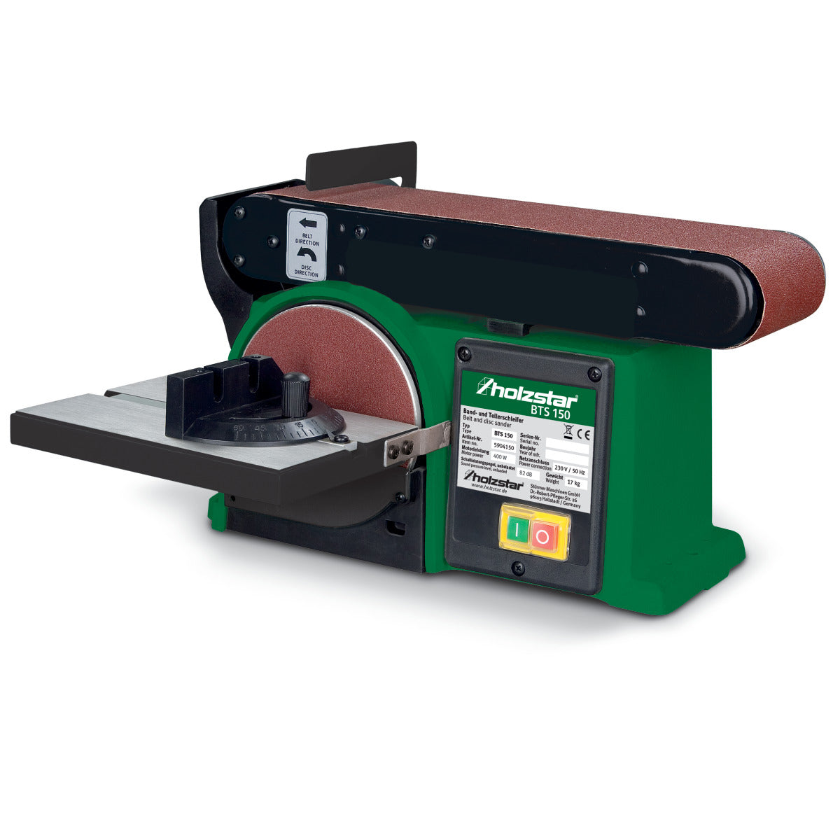 Holzstar Band- und Tellerschleifmaschine BTS 150 - Art. 5904150