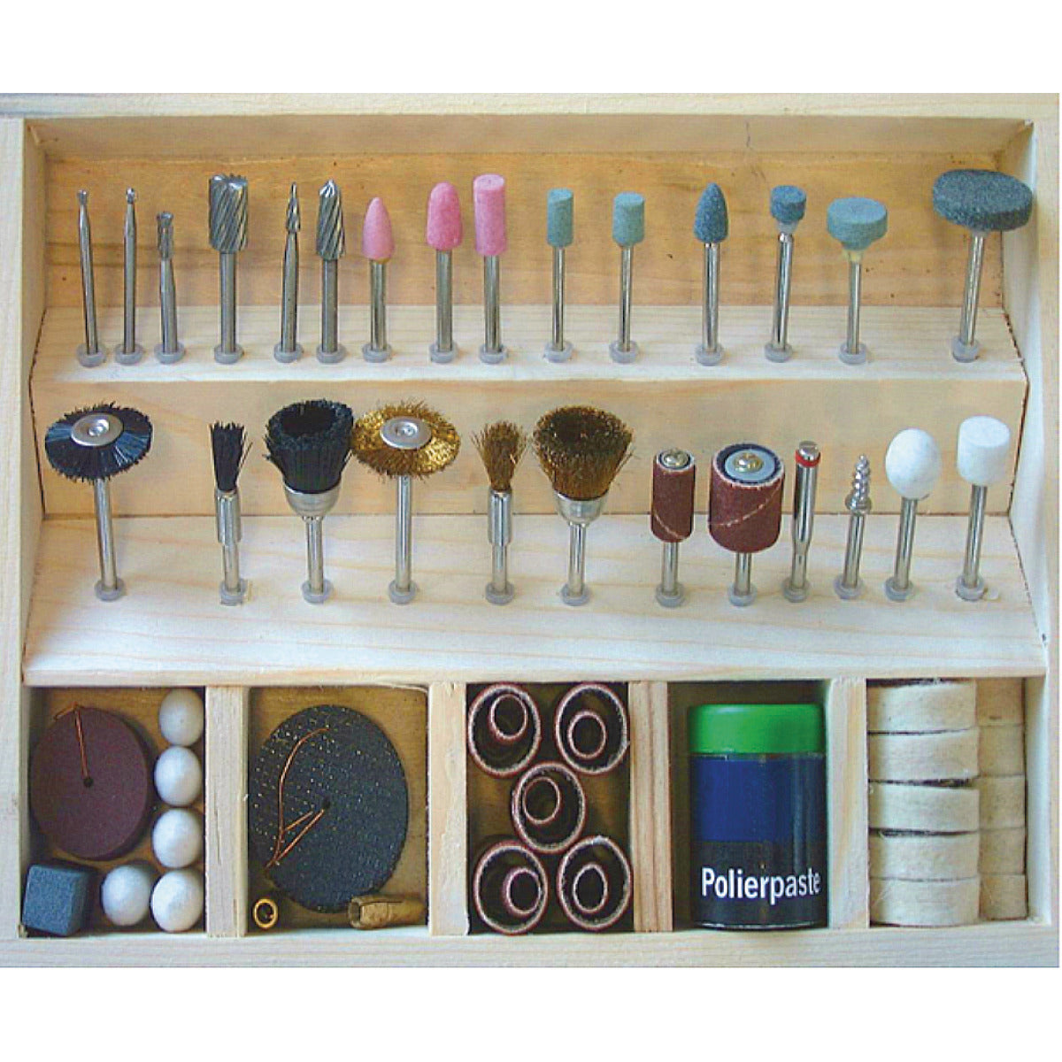 Holzstar Werkzeug-Set 103-teilig im Holzkoffer - Art. 5912504